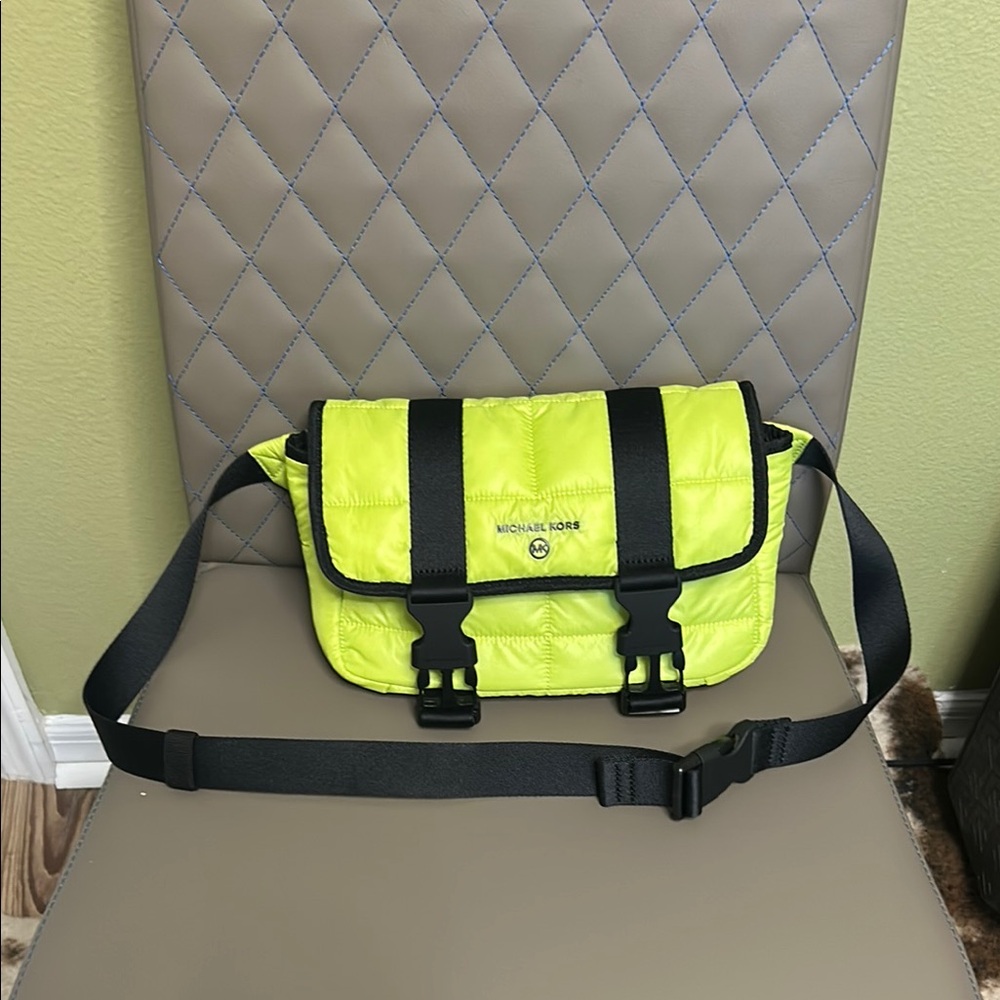 Michael Kors Neon Yellow Belt Bag